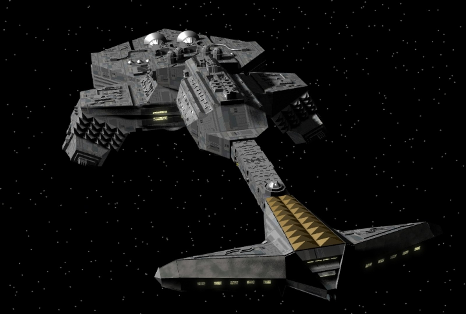 3d Model Spaceship Space