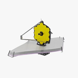 3D model JWST Space Telescope