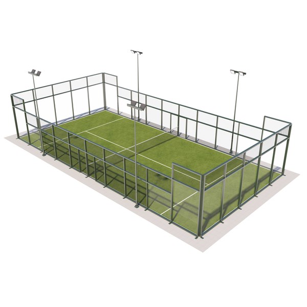 3D Padel Court MAX TS model