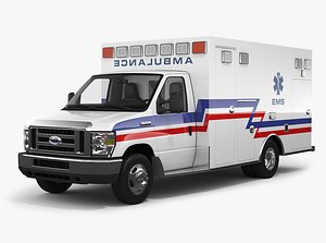 Ford E-Series Ambulance with Interior