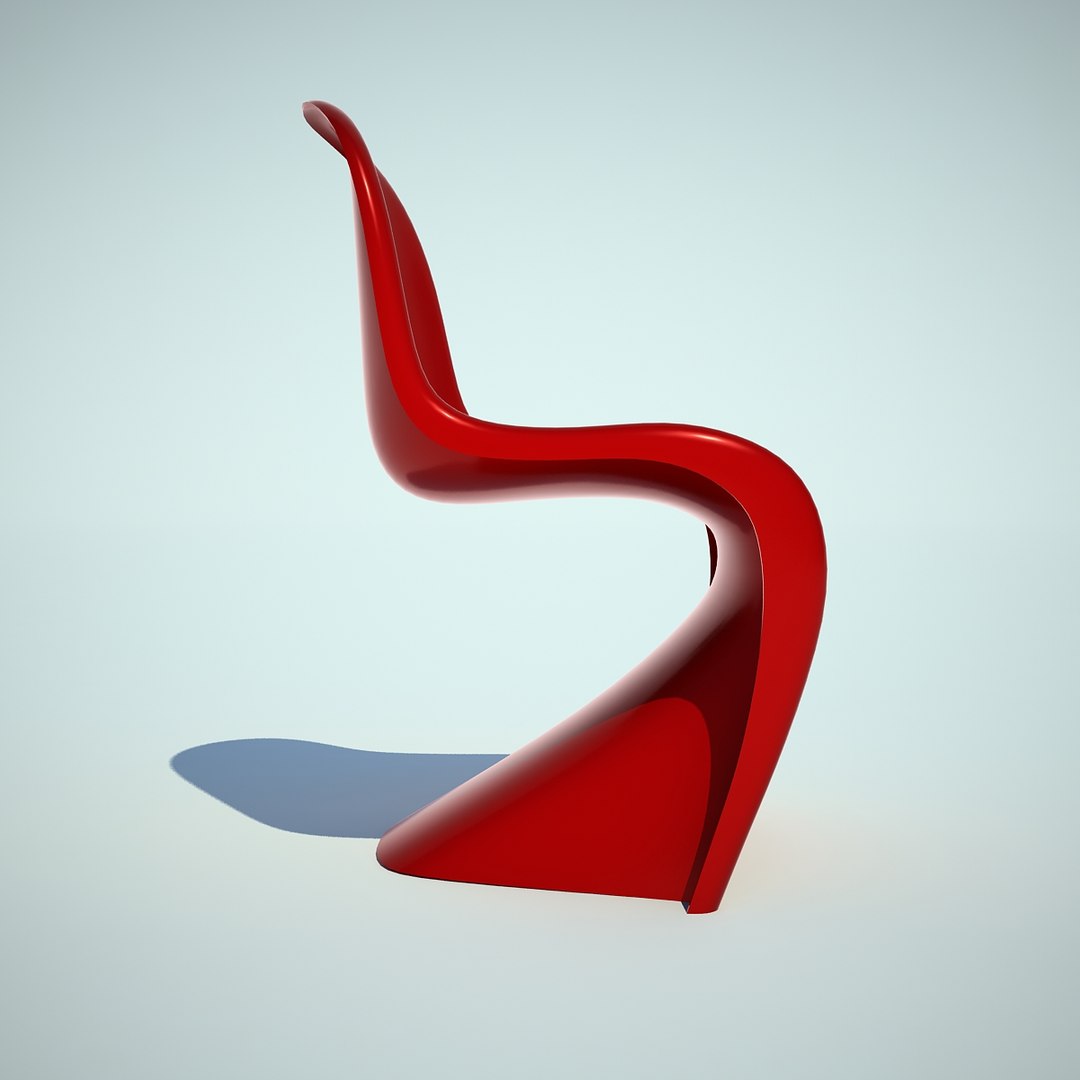panton chair classic 3d obj