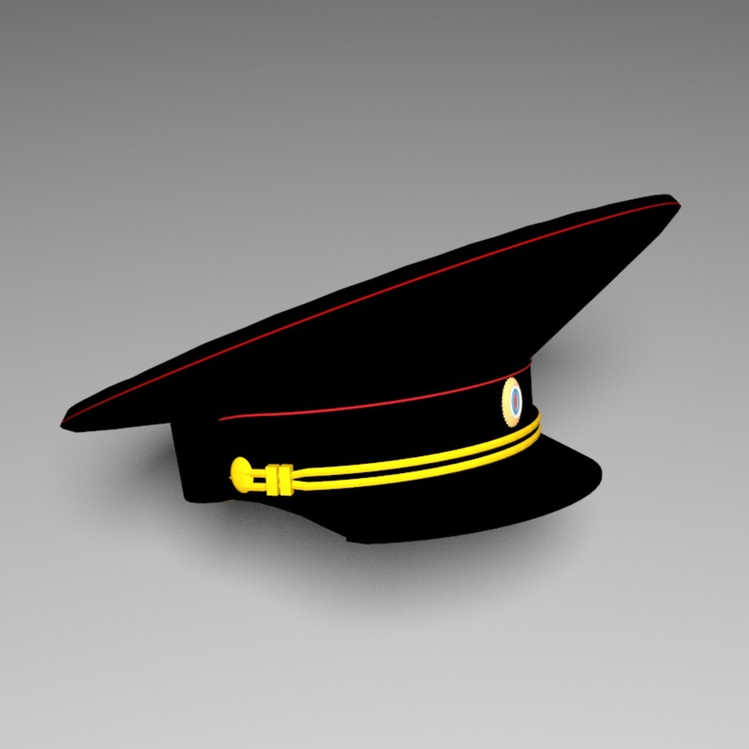 police hat russian 3D model https://p.turbosquid.com/ts-thumb/c0/9jQe2J/QzJxrSdV/8/jpg/1542964911/1920x1080/fit_q87/7d0a244a0b7e4247f3b71fb0c7a13429ed6de1ee/8.jpg