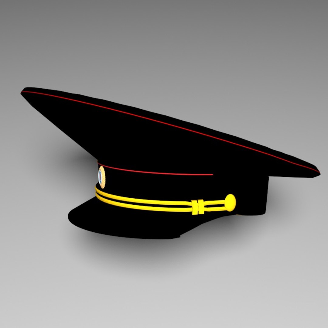 Police Hat Russian 3D Model TurboSquid 1349028