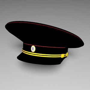 police hat russian 3D model