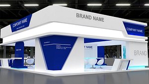 3D 3D Model Exhibition Booth stand stall