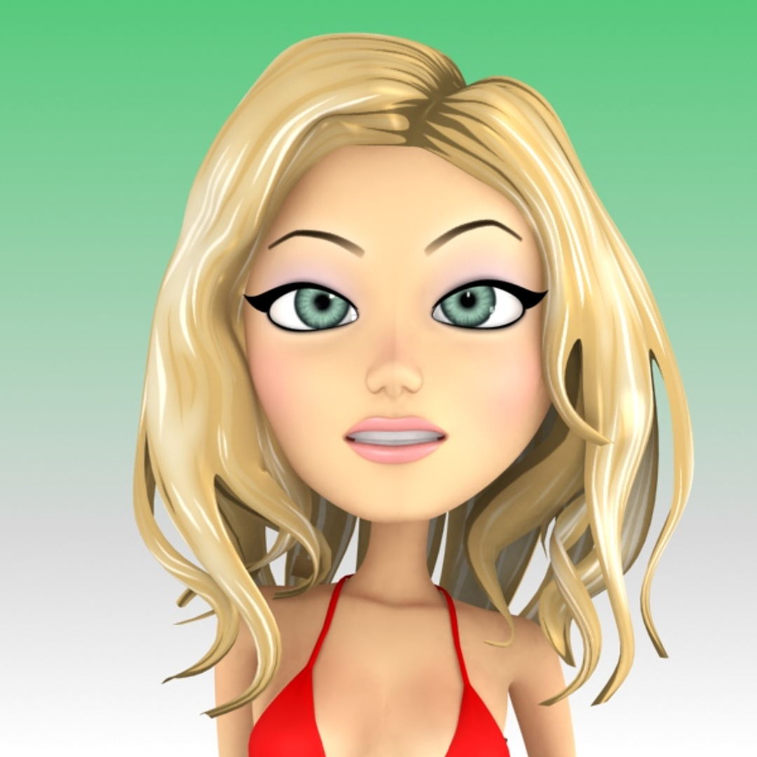 3D Rendering Karla Hair Blonde #10 Graphic by grbrenders