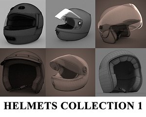 3d motorbike helmets