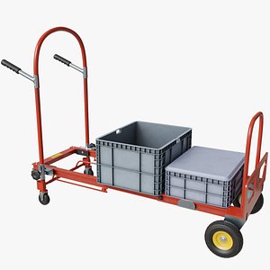 Convertible Hand Red Trucks All PBR Unity UE