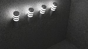 Yard Lights 3D model