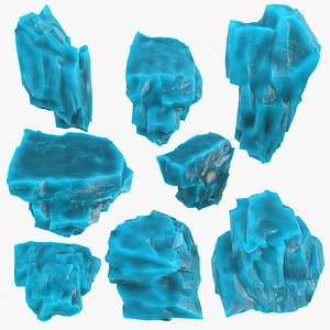 ice rock 12 3D model