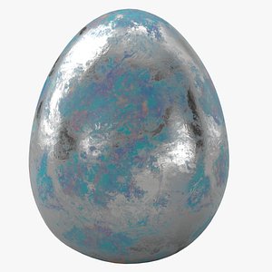 Blue Easter Egg