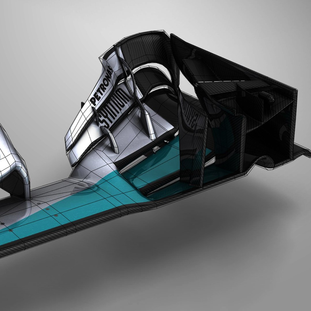 Wing Mercedes W06 3d 3ds