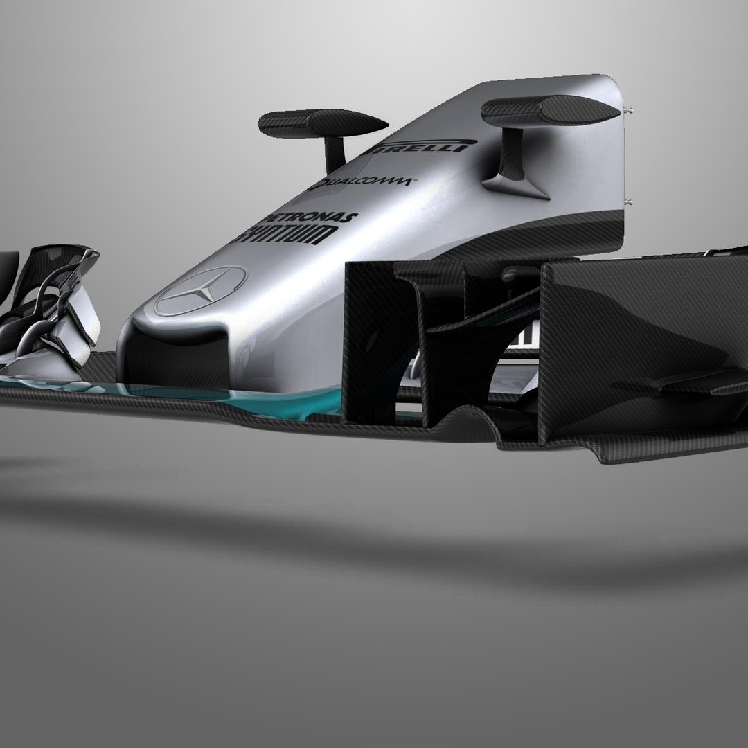 Wing Mercedes W06 3d 3ds