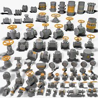 Industrial Kitbash 4 - 70 pieces