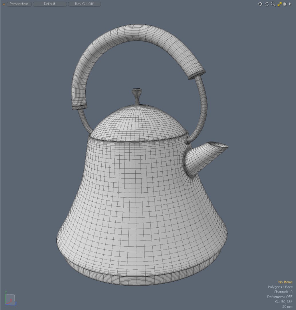 3d Kettle Tea