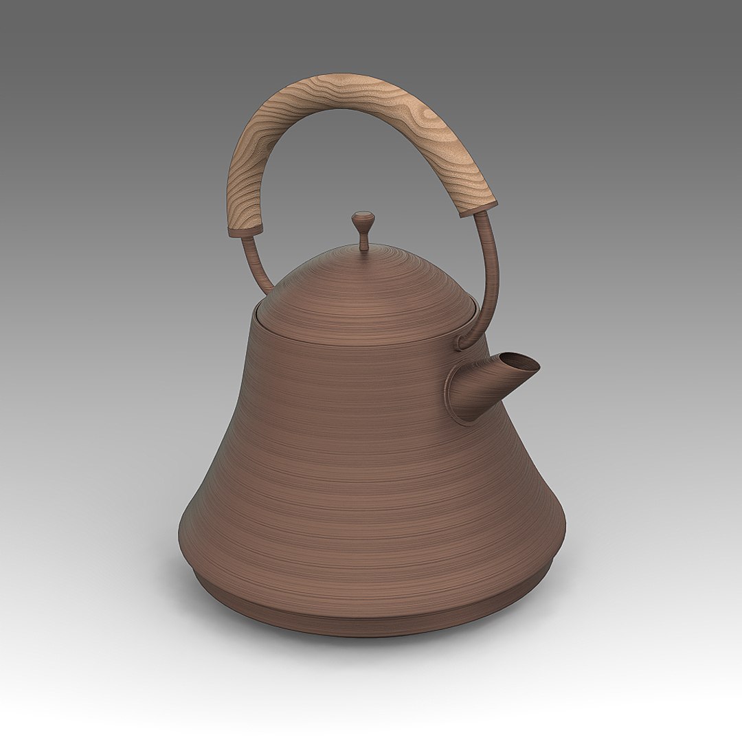 3d Kettle Tea