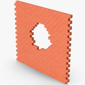 Broken Bricks Wall model