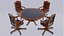 Table de poker avec chaises