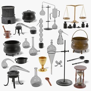 alchemy tools large 3d model