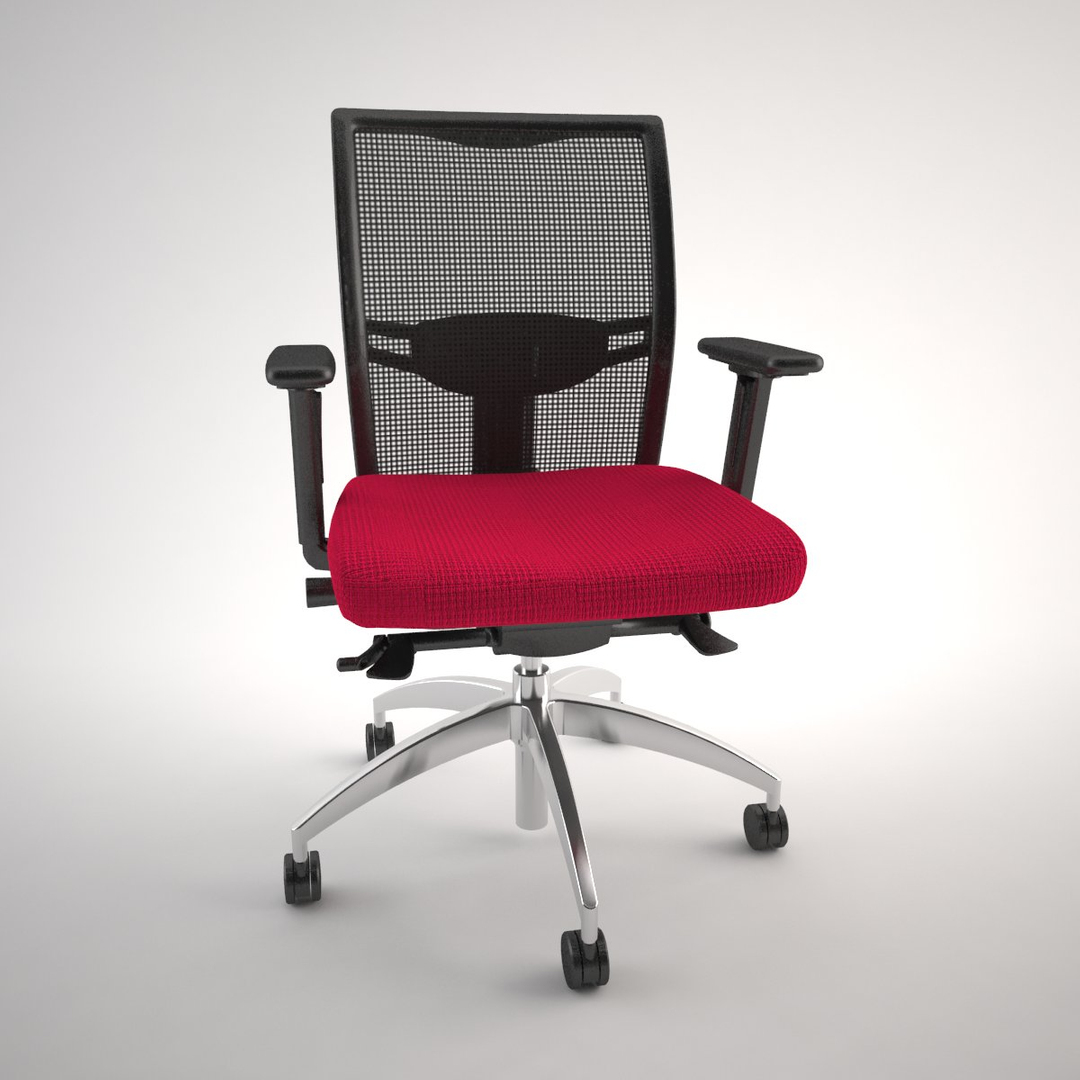 3d mesh office chair model