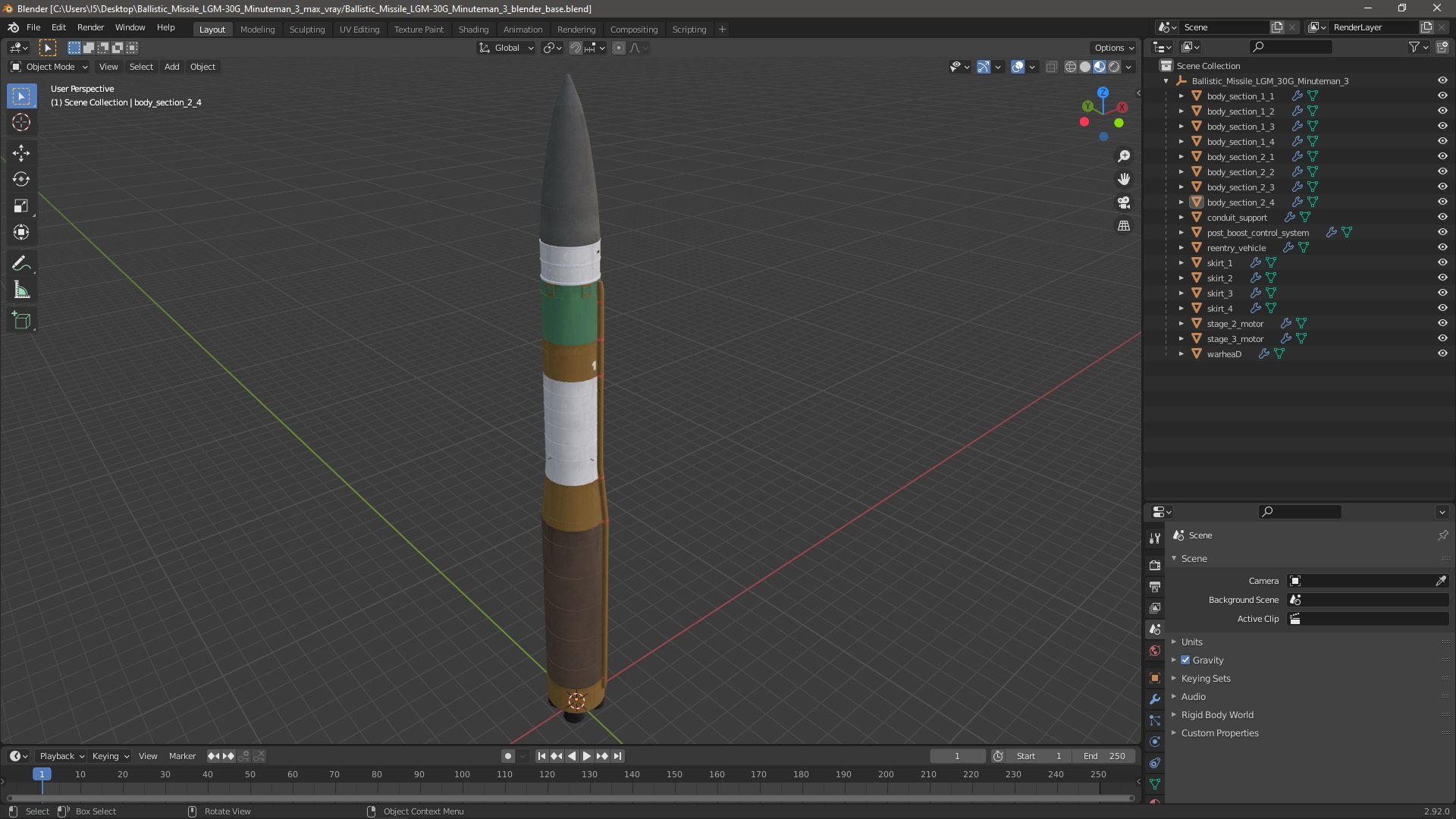 3D Ballistic Missile LGM-30G Minuteman 3 model https://p.turbosquid.com/ts-thumb/c0/gieOSH/bD/ballisticmissilelgm30gminuteman3mb3dmodel030/jpg/1711286193/1920x1080/fit_q87/a515b228d064cef8a5c37aae7dbd11452048d74f/ballisticmissilelgm30gminuteman3mb3dmodel030.jpg