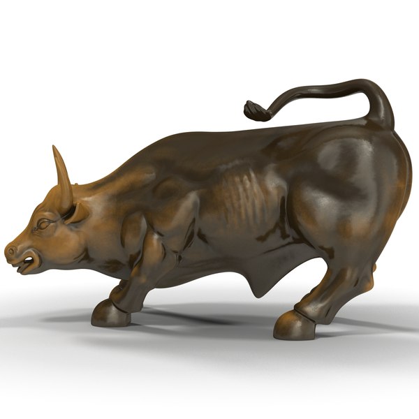 3d model wall street bull