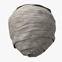 Hornet Nest Structure with Organic Wrapping