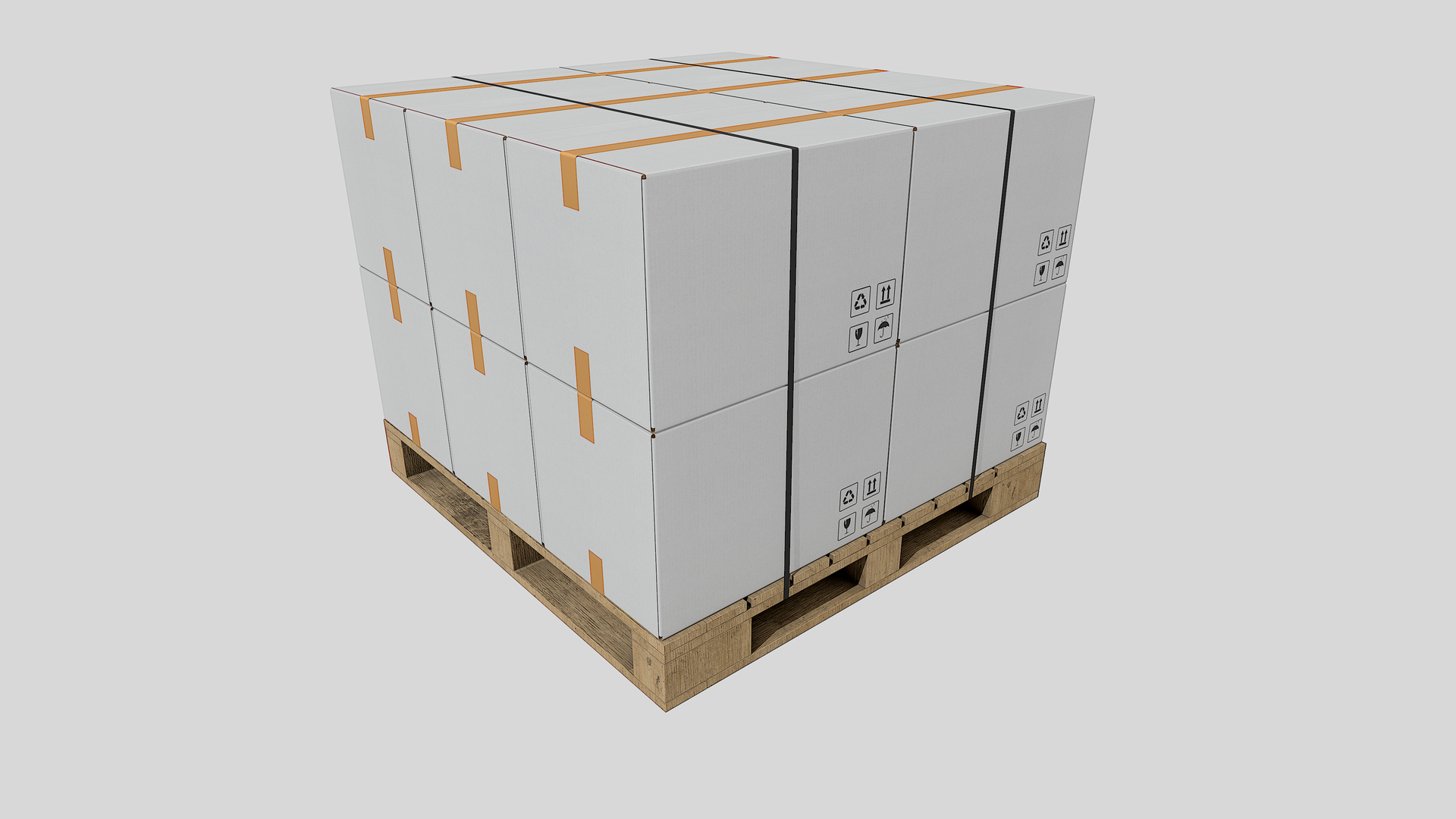 3D Pallet With Boxes 1 4K 8K - TurboSquid 1722858