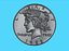 Liberty 1922 coin two face