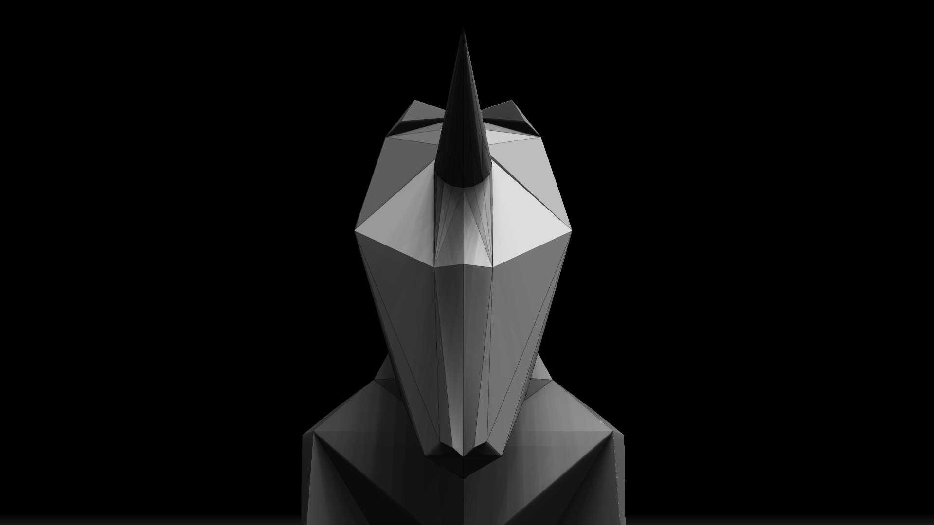 Origami Unicorn 3D Model - TurboSquid 2028838
