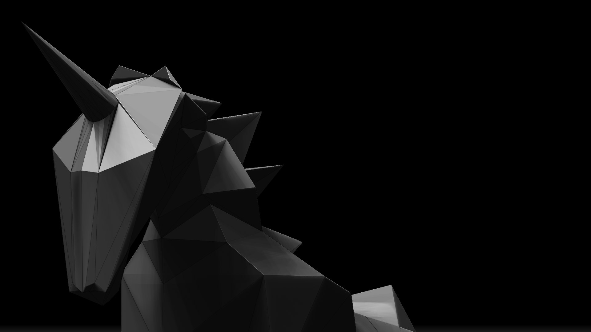 Origami Unicorn 3D Model - TurboSquid 2028838