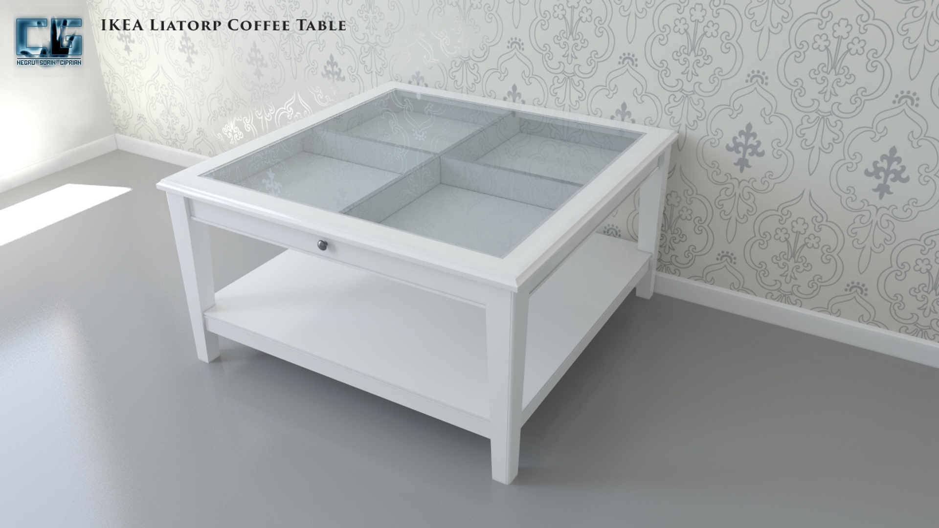 3d model ikea liatorp coffee tables