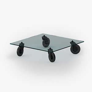 3d model fontanaarte tavolo ruote table