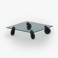 FontanaArte Tavolo Con Ruote Table