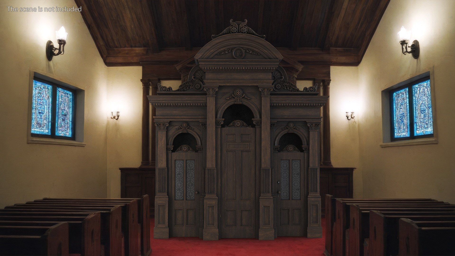 3D Model Confessional Booth - TurboSquid 2279662