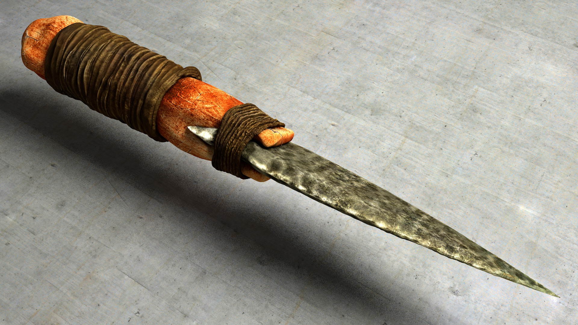 3D primeval stone dagger model https://p.turbosquid.com/ts-thumb/c0/zXCkaV/DIMBWWfz/stonedaggerturn010063/jpg/1504773634/1920x1080/fit_q87/ec8884453b605d55feb208fe6db69c1fef960db1/stonedaggerturn010063.jpg