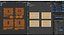 4 Wall Switch and Outlet Plates Set 3D model