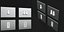 4 Wall Switch and Outlet Plates Set 3D model