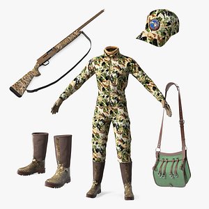 Hunting Accessories Collection 3 3D
