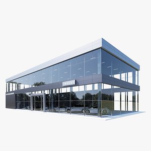 car dealership 3D model