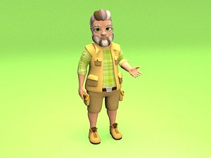 cartoon archeolog