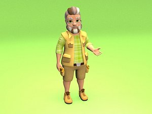 cartoon archeolog