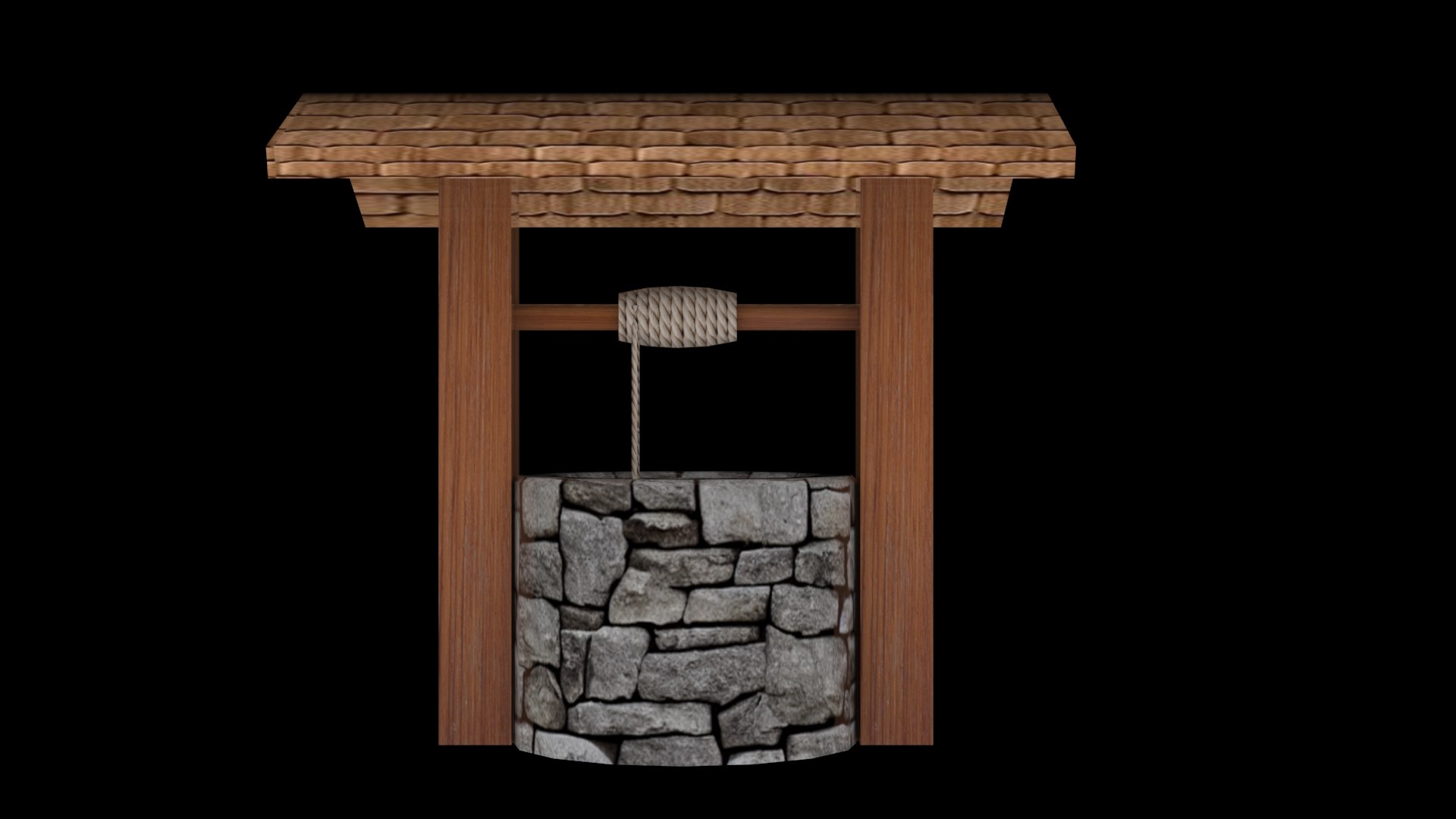 3D Model Well Lowpoly - TurboSquid 2415512