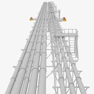 Gas Pipeline 3D model