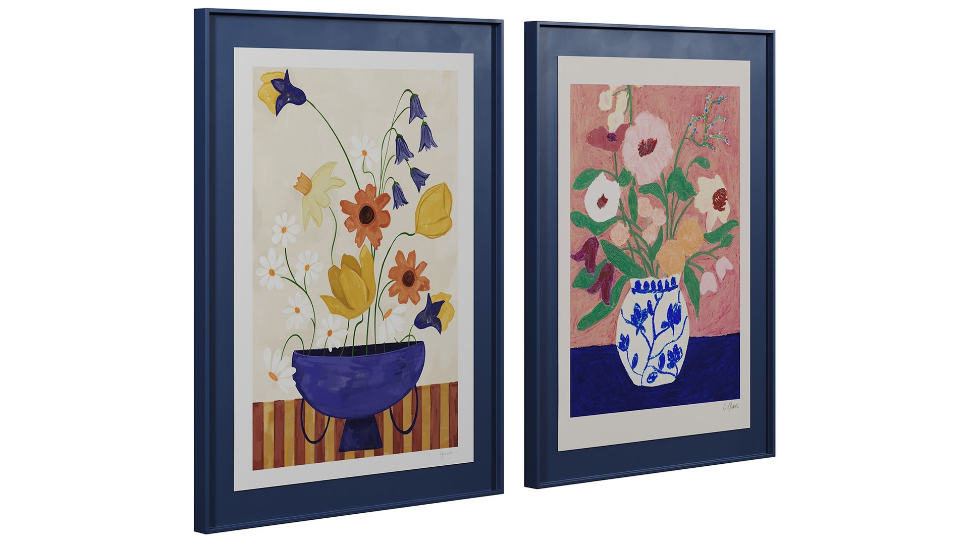 Art print pictures Colourful Bunch in Blue Vase by Frankie Penwill and Flowers on Blue Table by Carl 3D model https://p.turbosquid.com/ts-thumb/c1/FMJmLd/d4/5/jpg/1760355674/1920x1080/fit_q87/f40388920963b02d0c7e97dcd9253bca914ed7f5/5.jpg