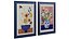 Art print pictures Colourful Bunch in Blue Vase by Frankie Penwill and Flowers on Blue Table by Carl