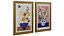 Art print pictures Colourful Bunch in Blue Vase by Frankie Penwill and Flowers on Blue Table by Carl