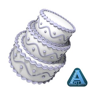 wedding cake 3d model