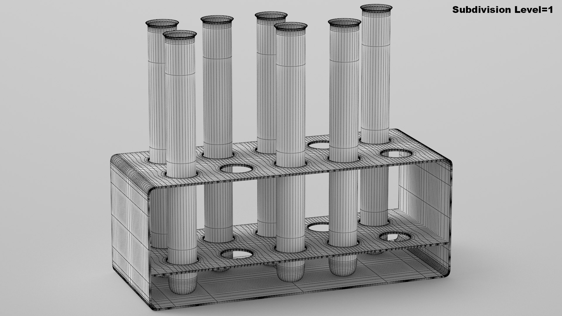 3D Lab Test Tubes Model TurboSquid 1791977