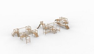 Jungle Gym set 3D model